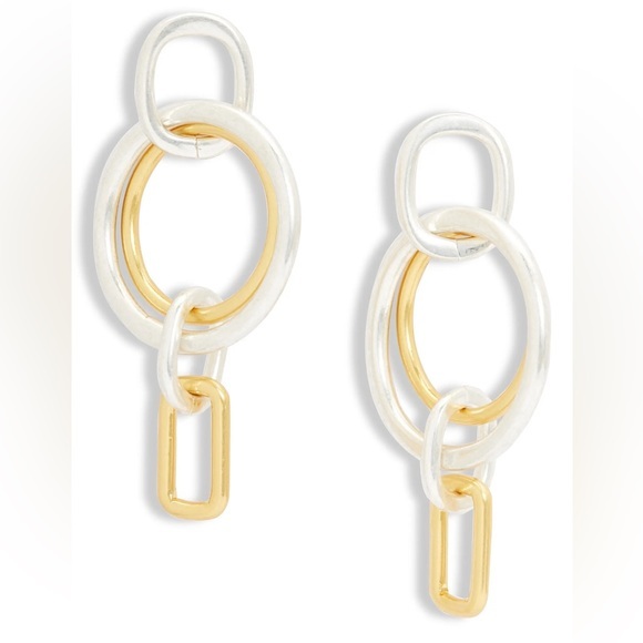 Madewell Hoop Chain Earrings - Picture 2 of 2